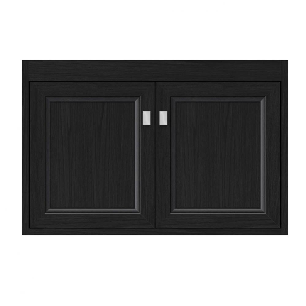 30 X 21 X 19.75 Sodo Town Vanity Ogee Miter Midnight Oak