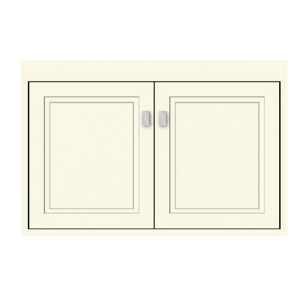 30 X 21 X 19.75 Sodo Town Vanity Ogee Miter Sat Biscuit