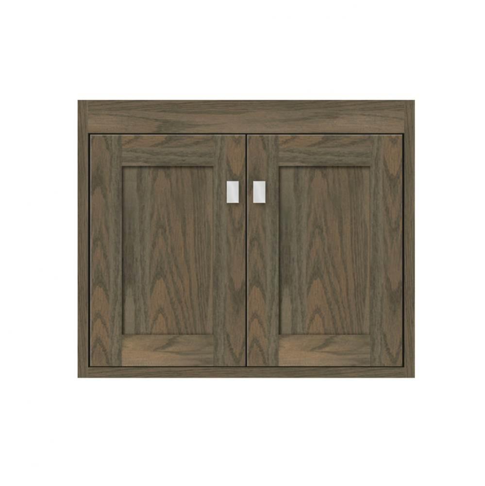 24 X 21 X 19.75 Sodo Town Vanity Shaker Dusky Oak