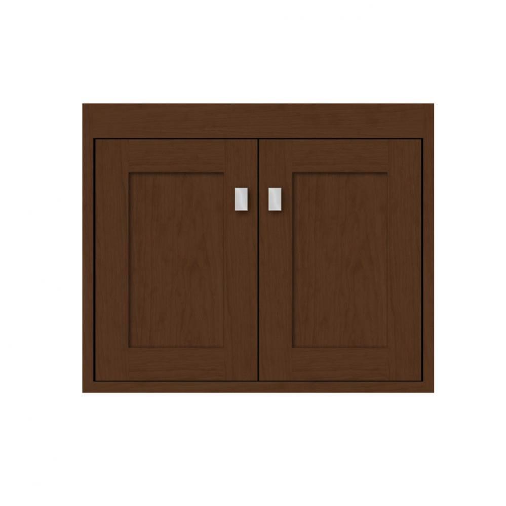 24 X 18.5 X 19.75 Sodo Town Vanity Shaker Pecan Cherry