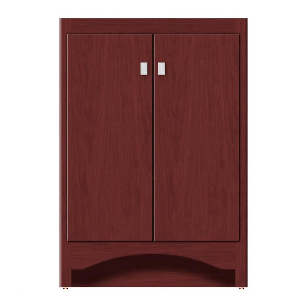 24 X 18 X 34.5 Ravenna View Vanity Tiered Miter Dk Cherry Std