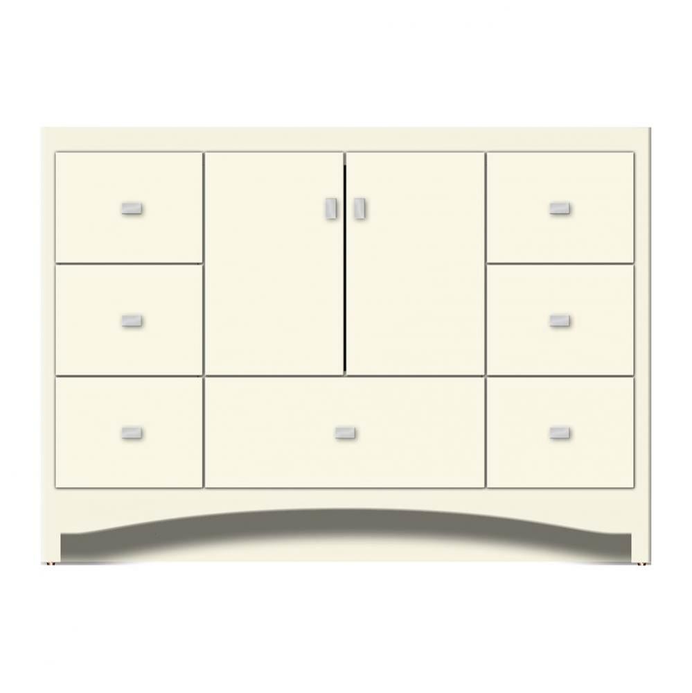 48 X 21 X 34.5 Ravenna Vanity Tiered Miter Sat Biscuit Sb