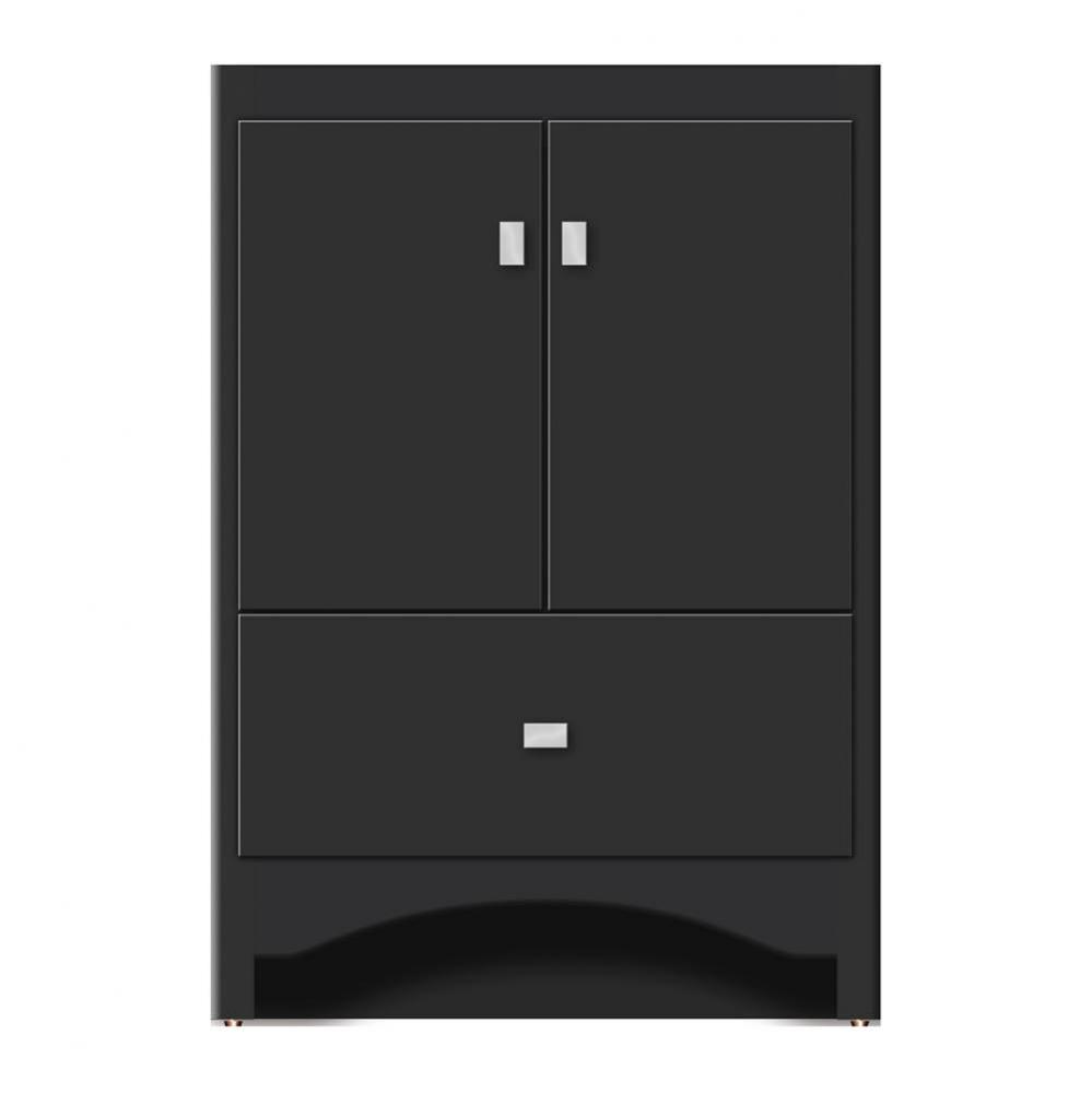 24 X 18 X 34.5 Ravenna Vanity Tiered Miter Sat Black Std