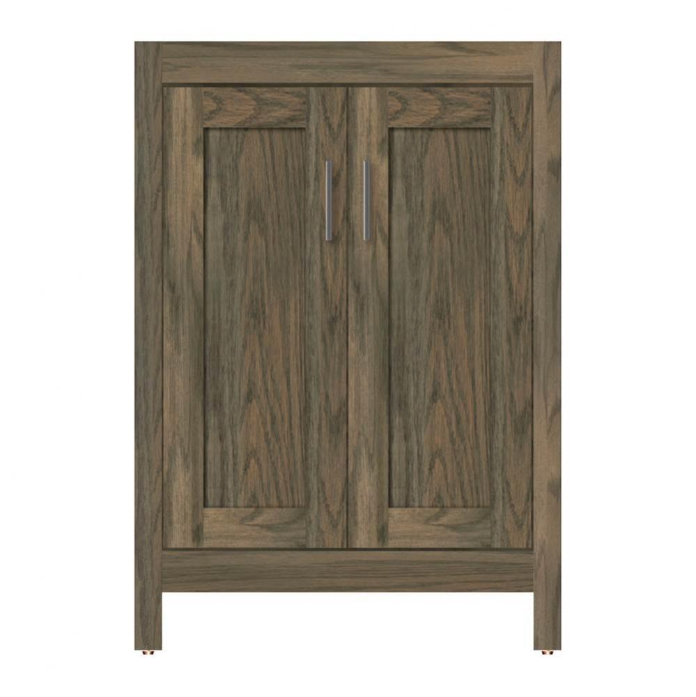 24 X 18.5 X 34.5 Alki View Vanity Shaker Dusky Oak Std