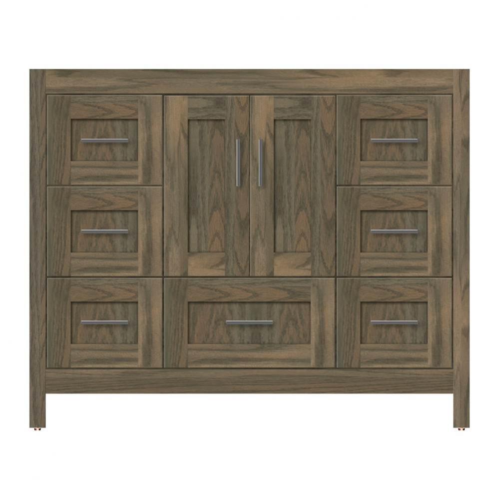 42 X 21 X 34.5 Alki Essence Vanity Shaker Dusky Oak Sb