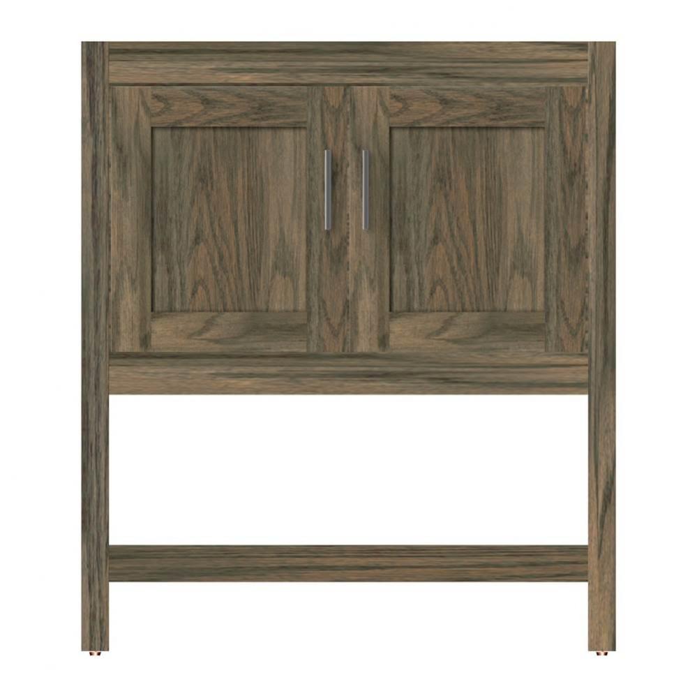 30 X 21 X 34.5 Alki Spa Vanity Shaker Dusky Oak Std
