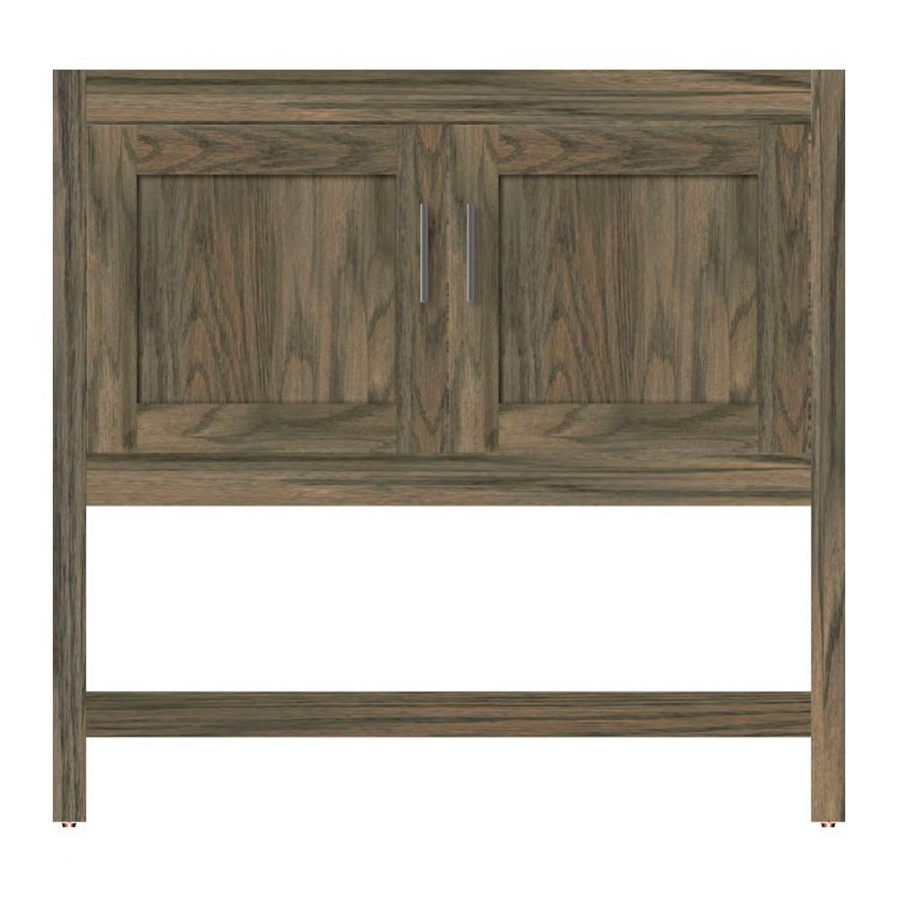 36 X 21 X 34.5 Alki Spa Vanity Shaker Dusky Oak Std