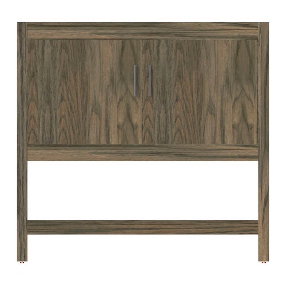 36 X 21 X 34.5 Alki Spa Vanity Slab Dusky Oak Std