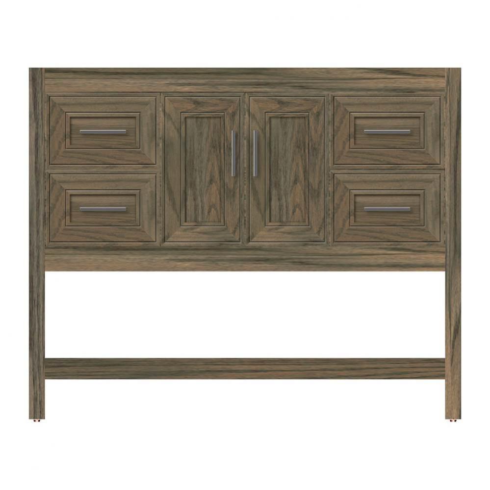 42 X 21 X 34.5 Alki Spa Vanity Deco Miter Dusky Oak Sb