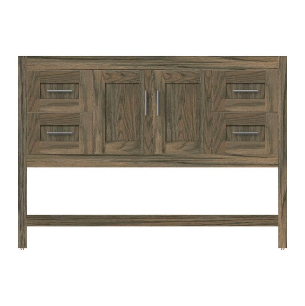 48 X 18.5 X 34.5 Alki Spa Vanity Shaker Dusky Oak Sb