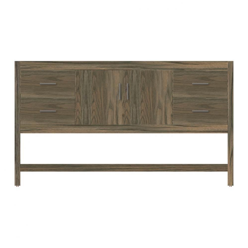 60 X 18.5 X 34.5 Alki Spa Vanity Slab Dusky Oak Sb