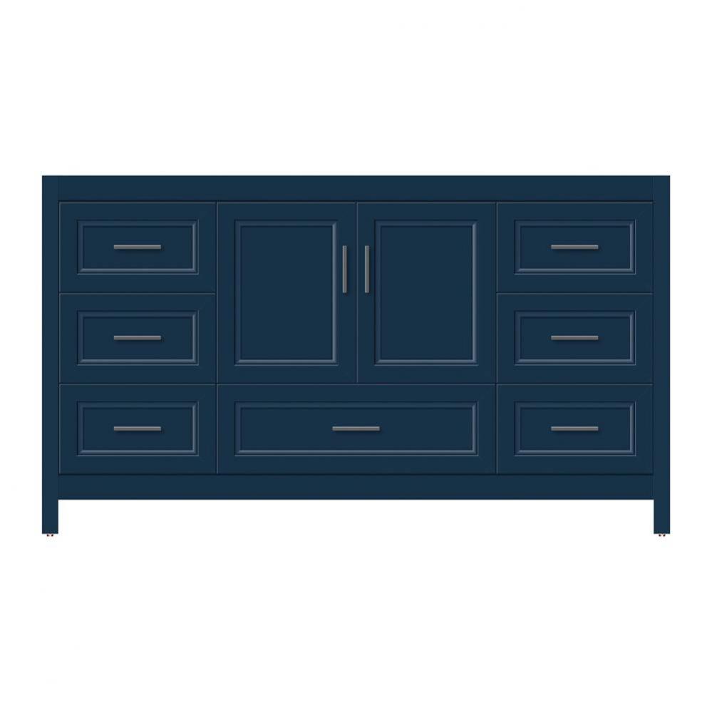 60 X 18.5 X 34.5 Alki Essence Vanity Ogee Miter Lapis Night Sb