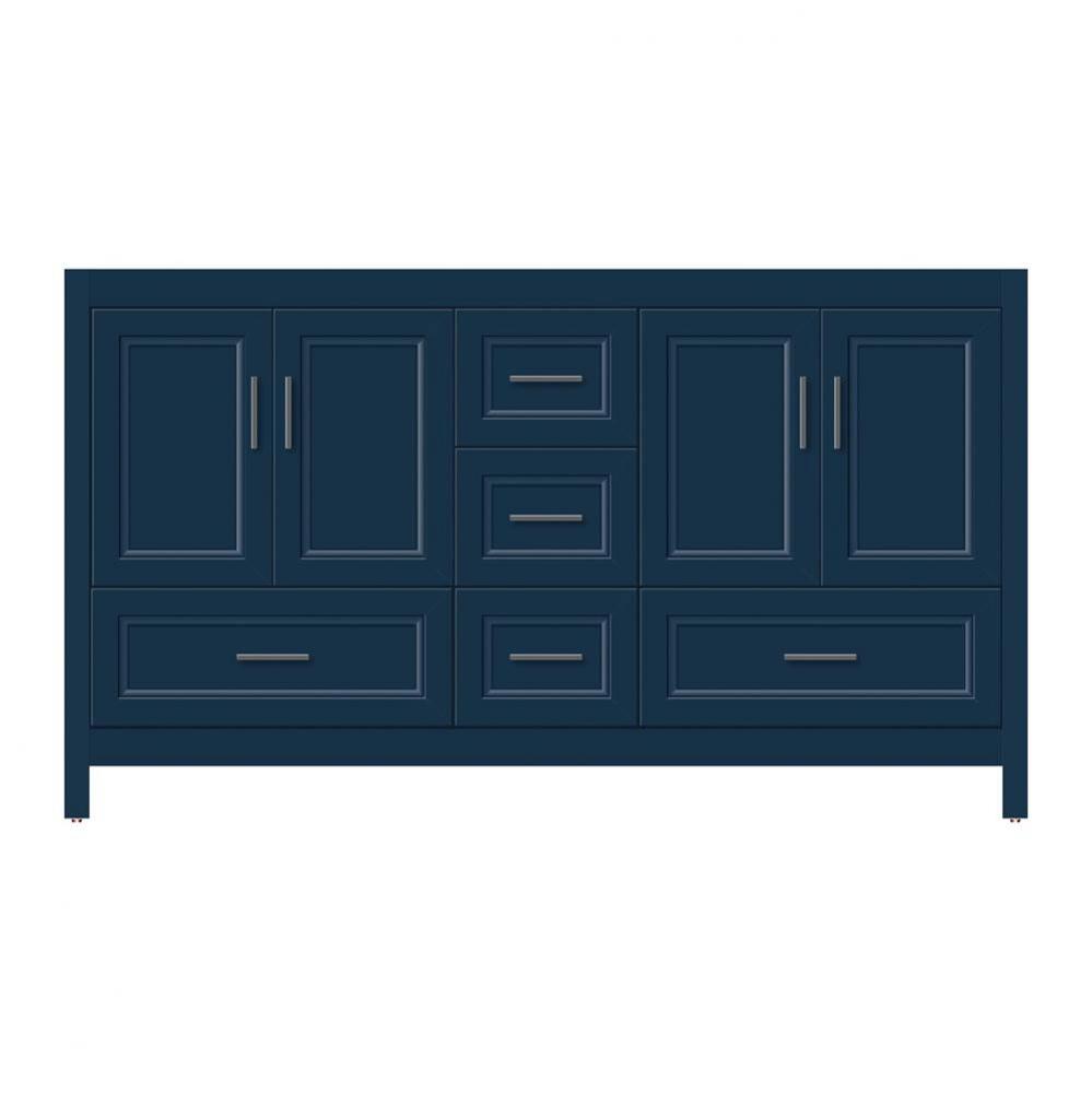 60 X 18.5 X 34.5 Alki Essence Vanity Ogee Miter Lapis Night Db