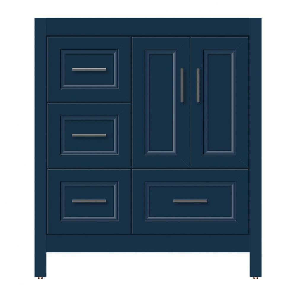 30 X 21 X 34.5 Alki Essence Vanity Ogee Miter Lapis Night Lh