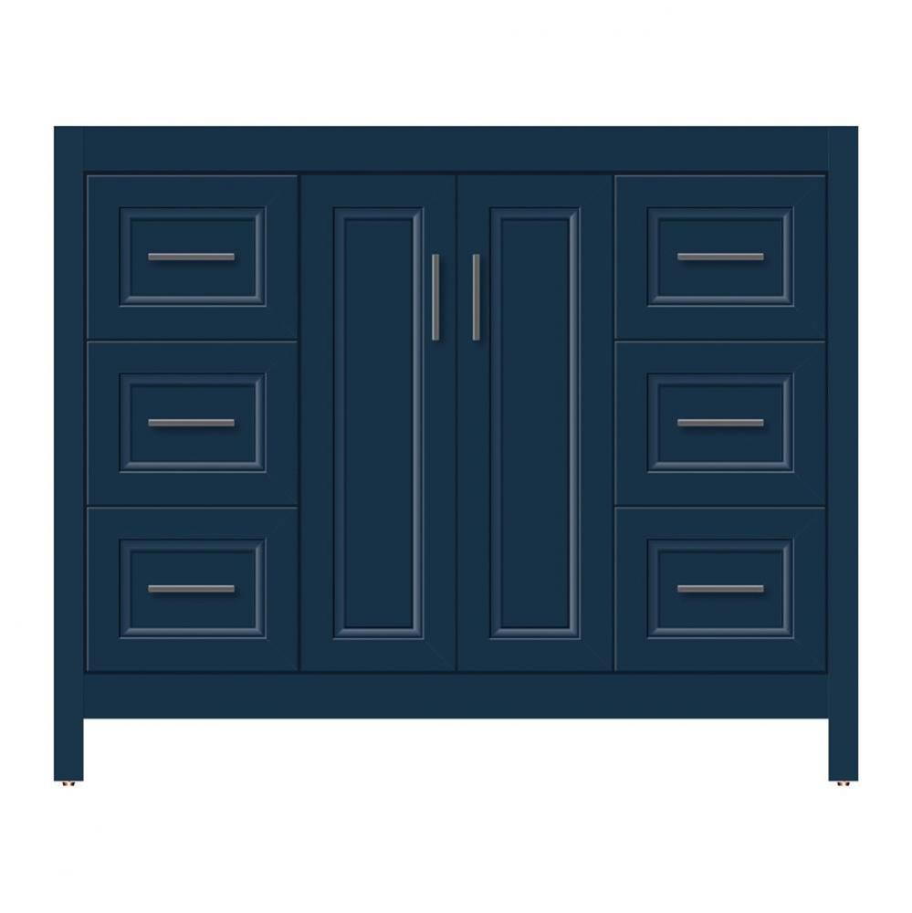 42 X 21 X 34.5 Alki View Vanity Ogee Miter Lapis Night Sb