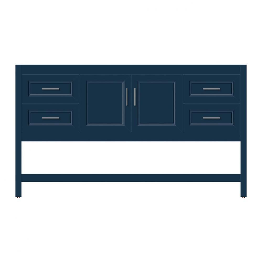 60 X 21 X 34.5 Alki Spa Vanity Ogee Miter Lapis Night Sb