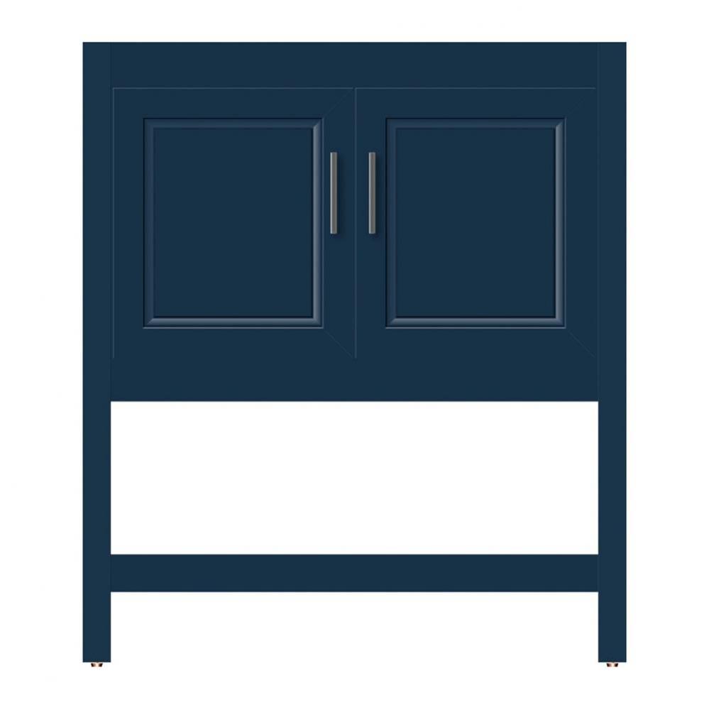 30 X 18.5 X 34.5 Alki Spa Vanity Ogee Miter Lapis Night Std