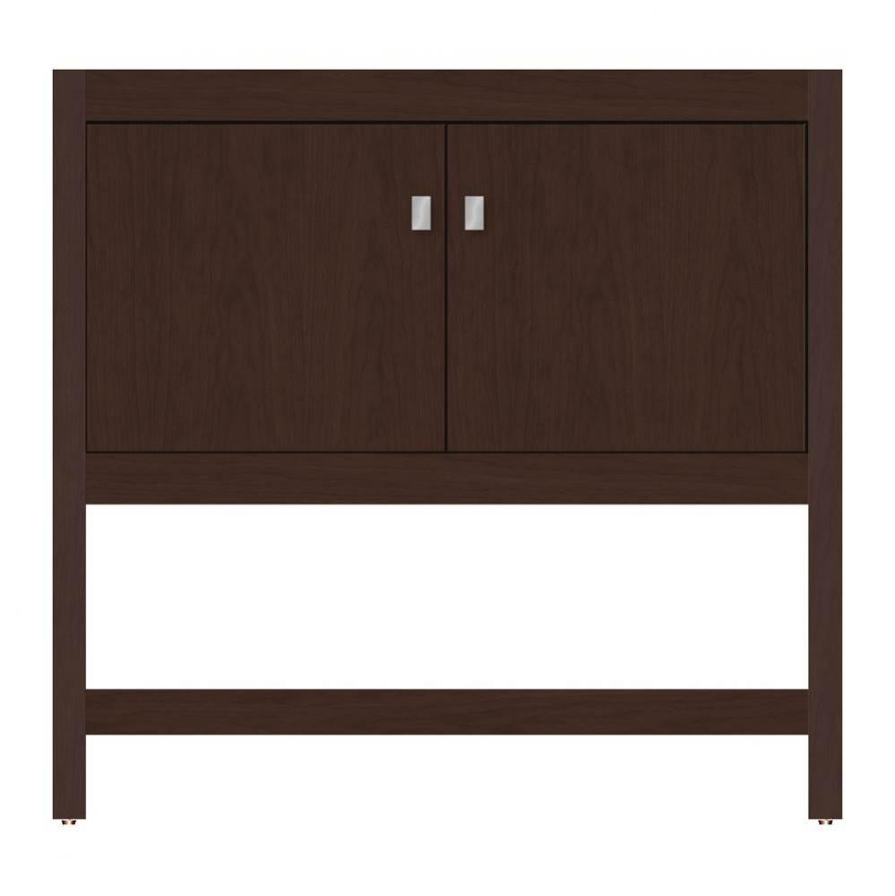 36 X 21 X 34.5 Alki Spa Vanity Tiered Miter Choc Cherry Std