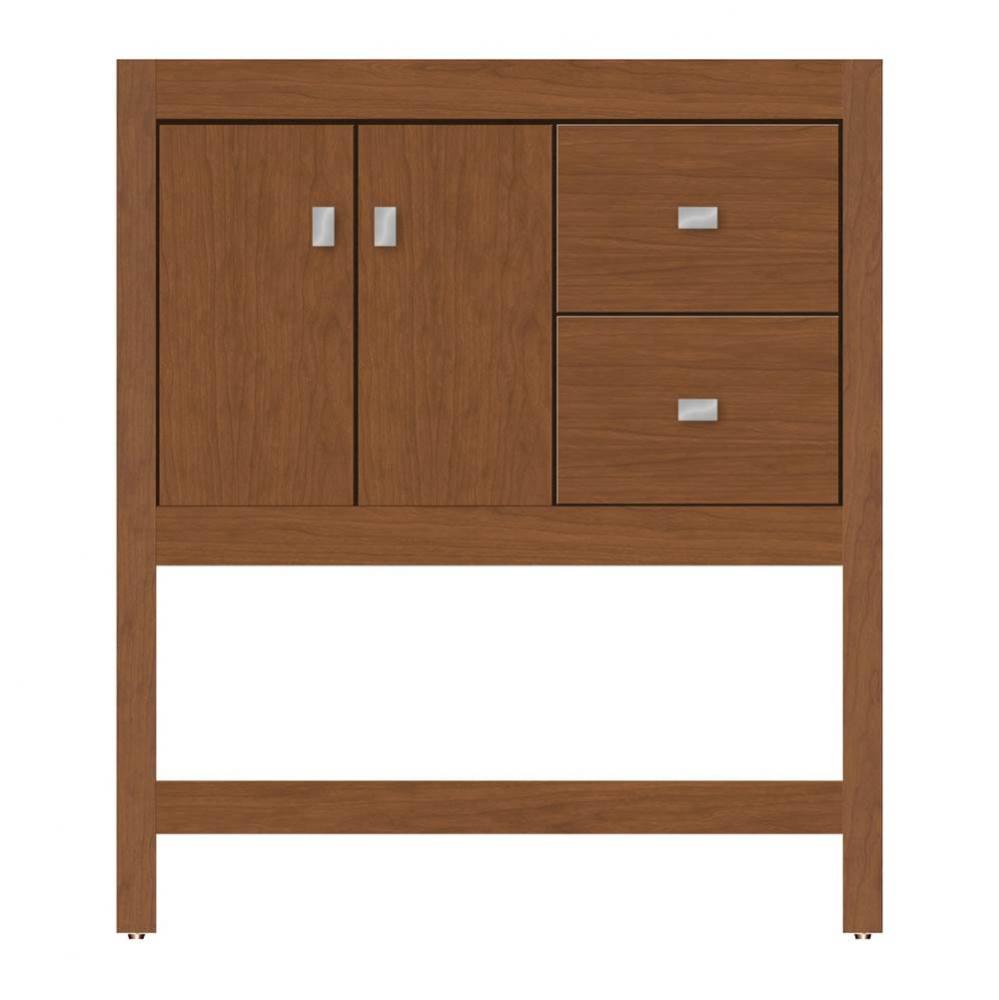 30 X 21 X 34.5 Alki Spa Vanity Tiered Miter Cinn Cherry Rh