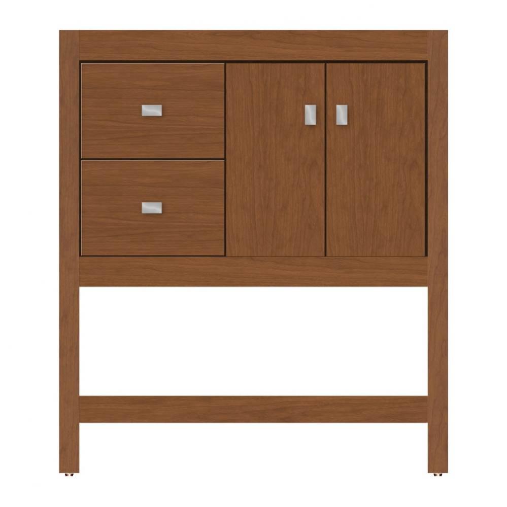 30 X 21 X 34.5 Alki Spa Vanity Tiered Miter Cinn Cherry Lh