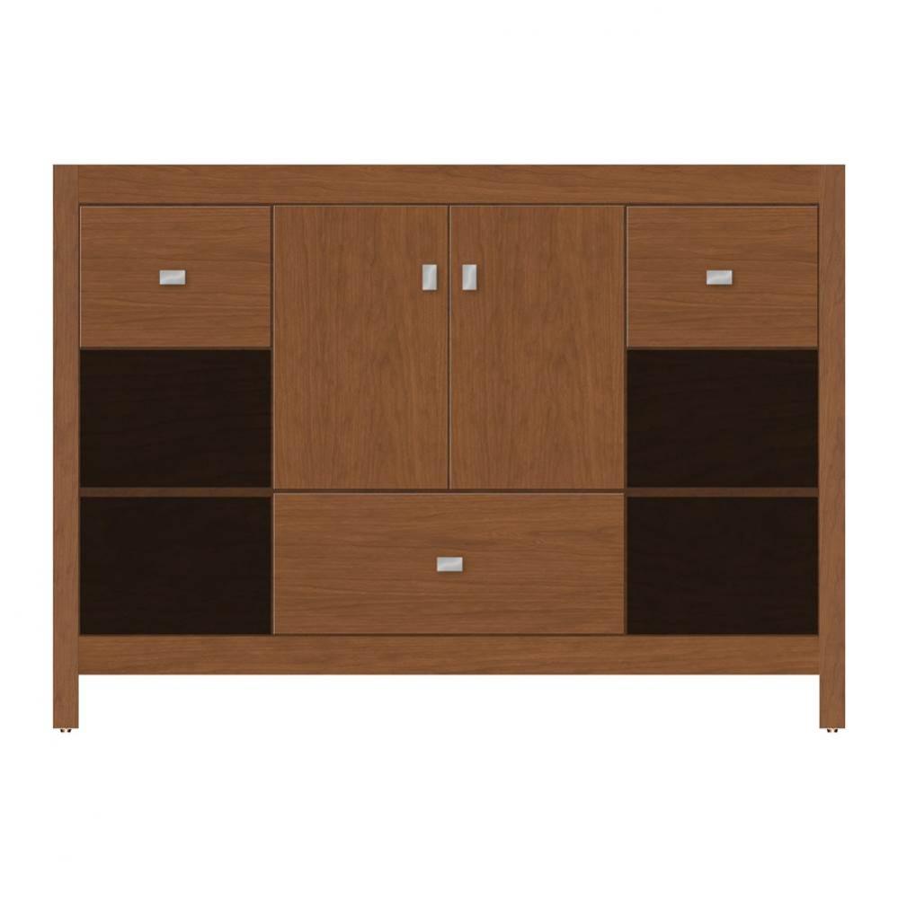 48 X 21 X 34.5 Alki Cafe Vanity Tiered Miter Cinn Cherry Sb