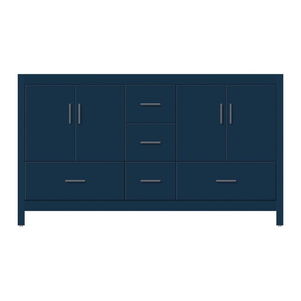 60 X 21 X 34.5 Alki Essence Vanity Tiered Miter Lapis Night Db