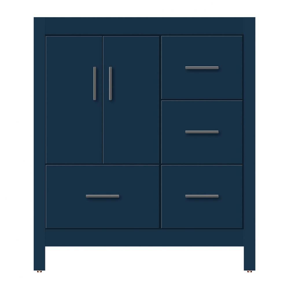 30 X 21 X 34.5 Alki Essence Vanity Tiered Miter Lapis Night Rh
