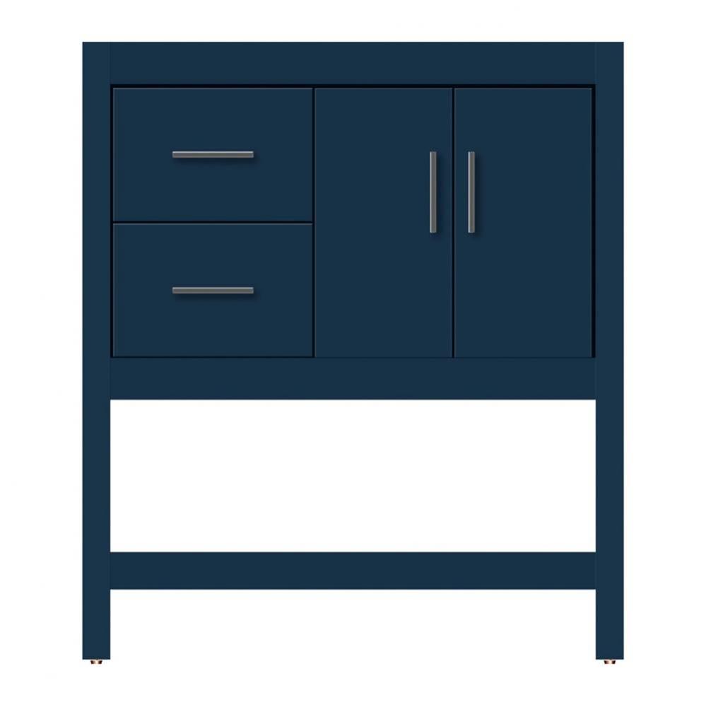 30 X 18.5 X 34.5 Alki Spa Vanity Tiered Miter Lapis Night Lh