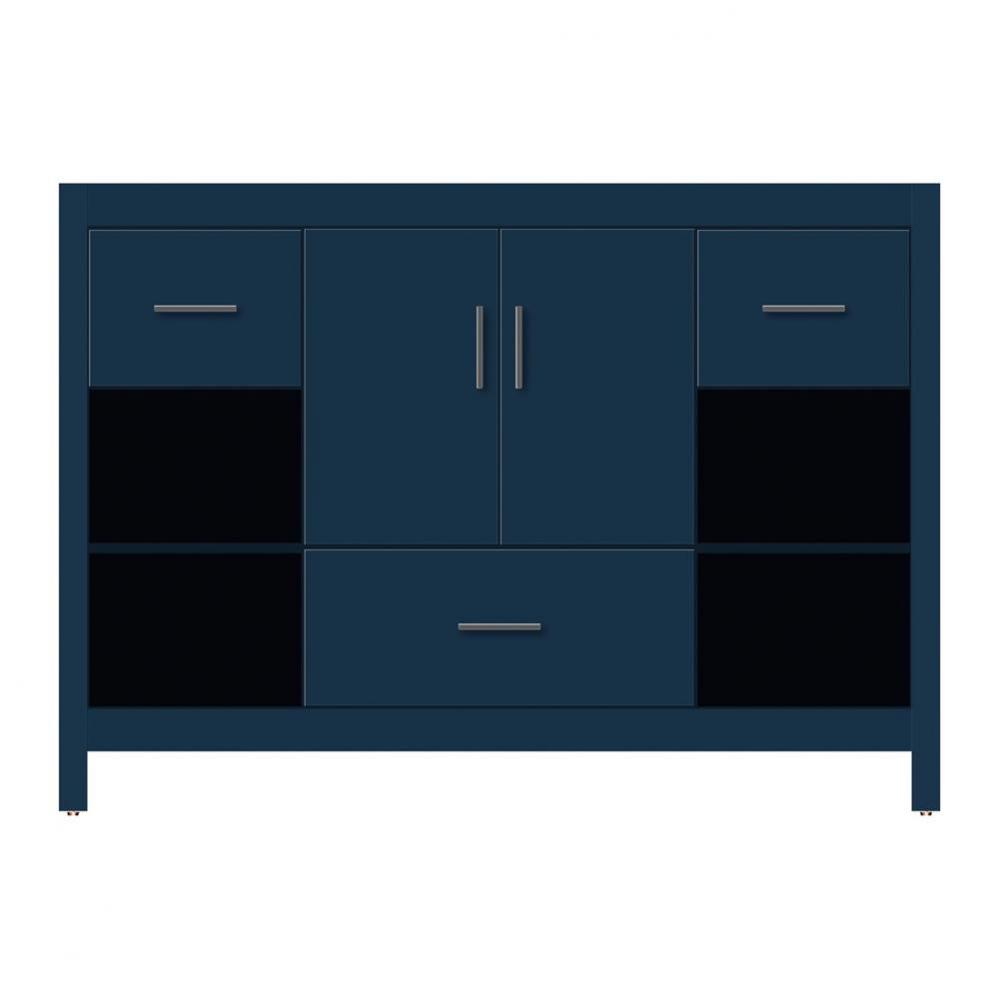 48 X 18.5 X 34.5 Alki Cafe Vanity Tiered Miter Lapis Night Sb