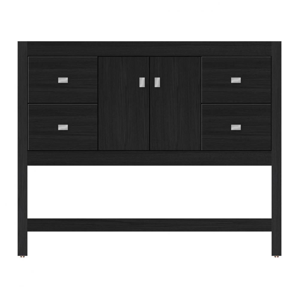 42 X 21 X 34.5 Alki Spa Vanity Tiered Miter Midnight Oak Sb