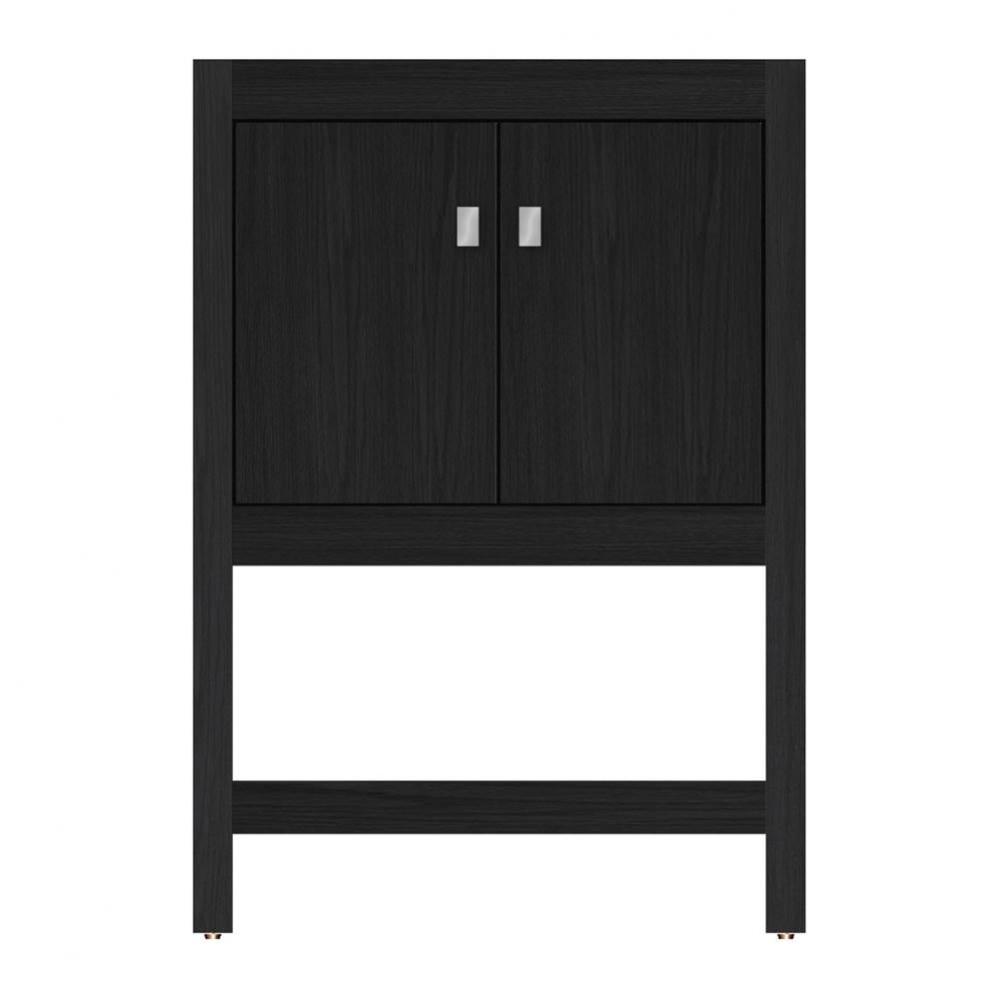 24 X 21 X 34.5 Alki Spa Vanity Tiered Miter Midnight Oak Std