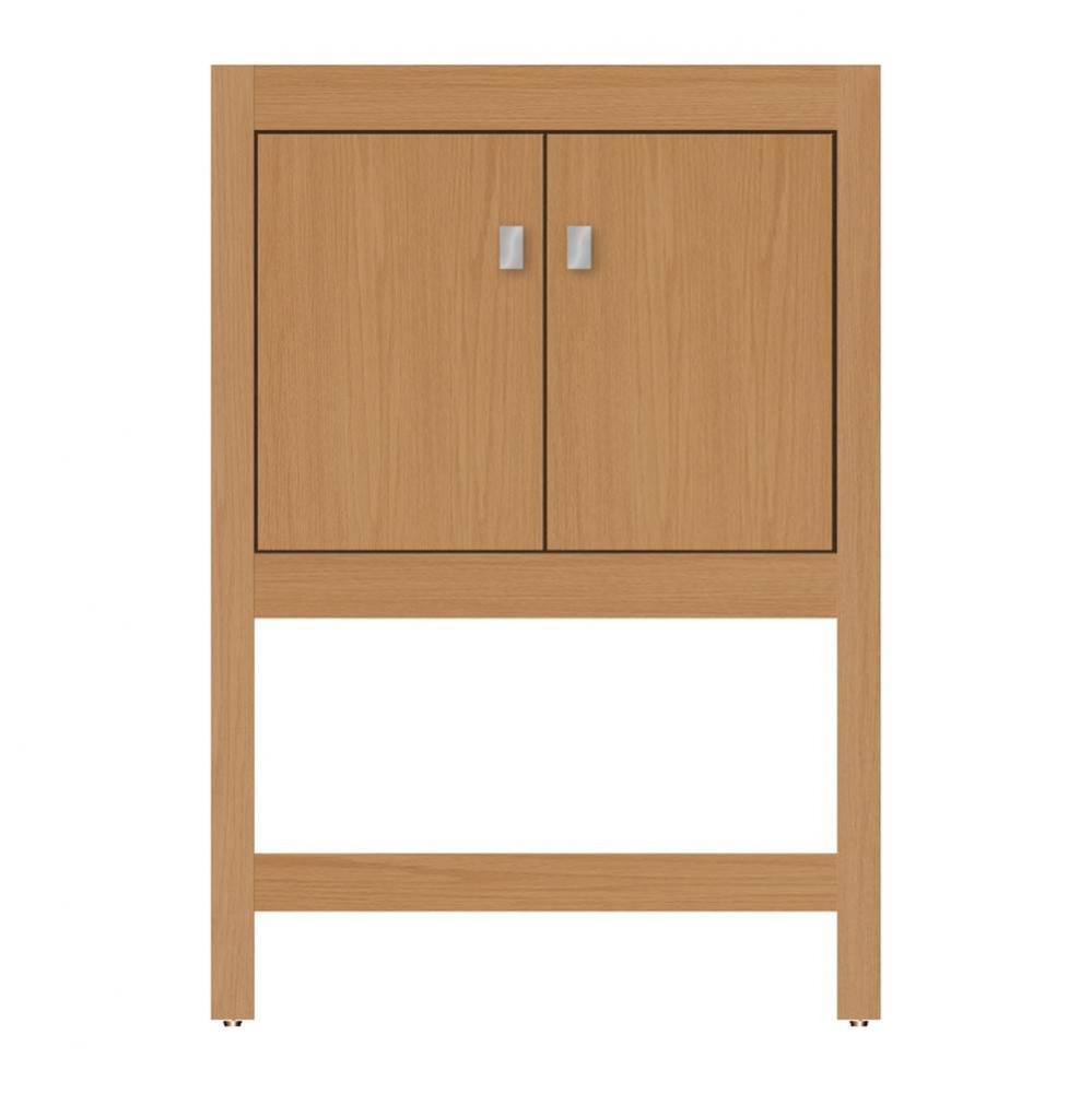 24 X 18.5 X 34.5 Alki Spa Vanity Tiered Miter Nat Oak Std