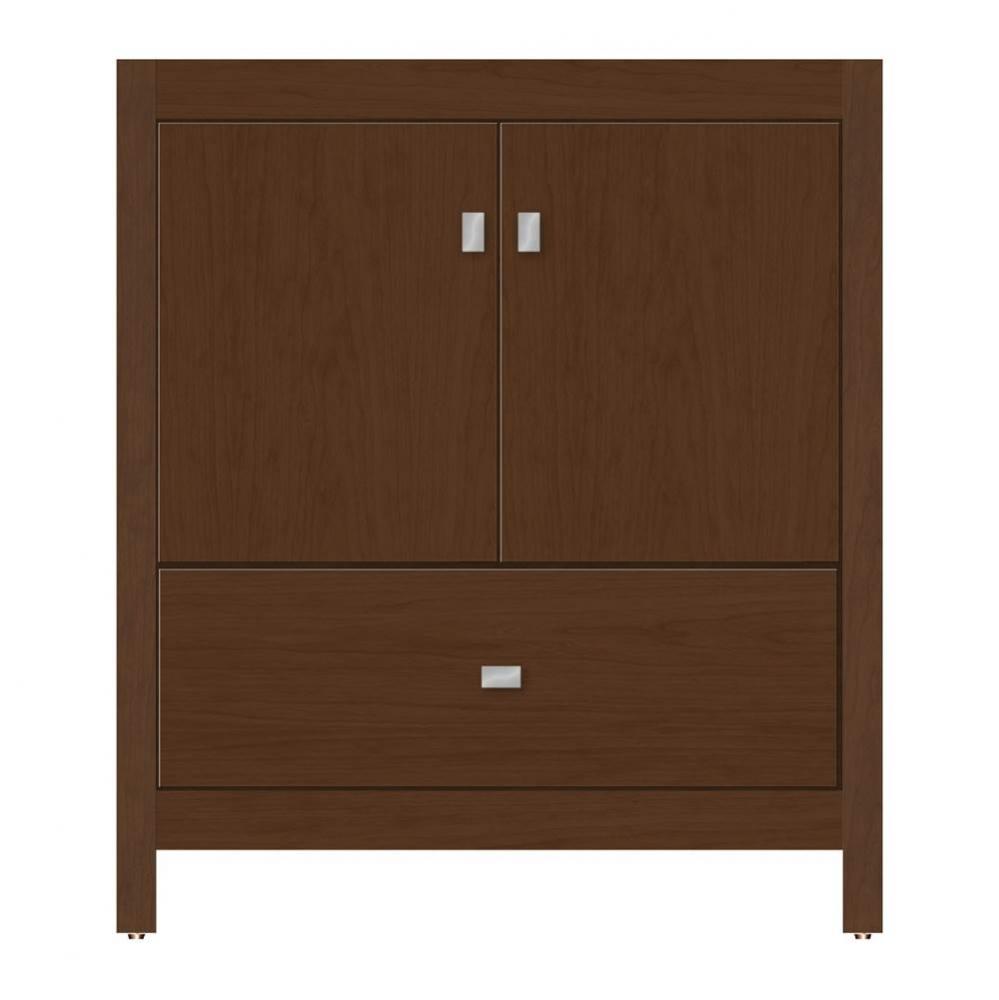 30 X 21 X 34.5 Alki Essence Vanity Tiered Miter Pecan Cherry Std