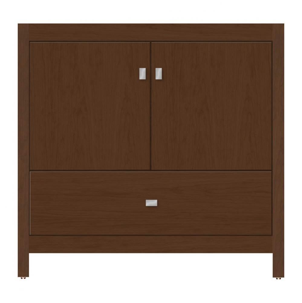 36 X 21 X 34.5 Alki Essence Vanity Tiered Miter Pecan Cherry Std