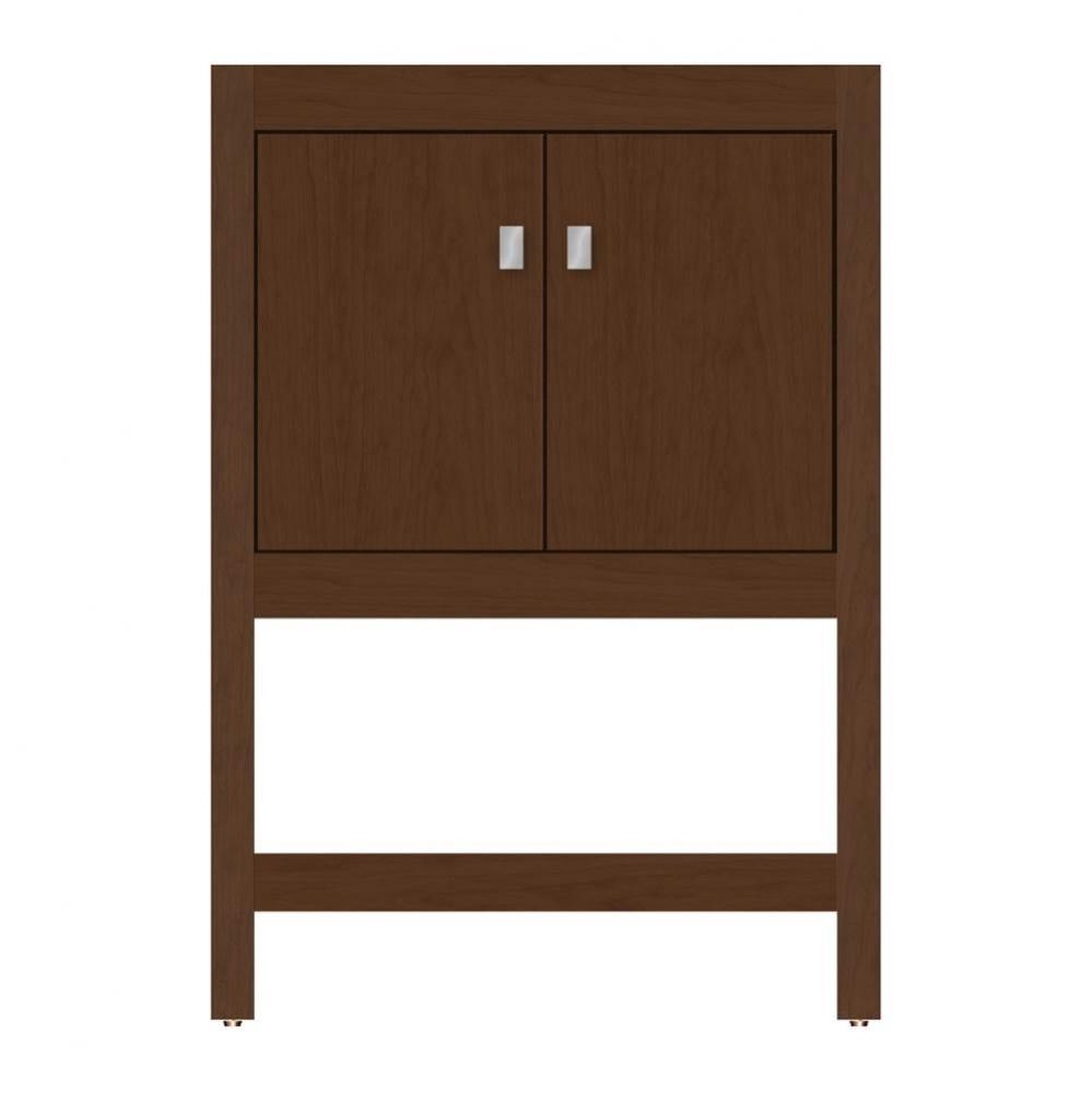 24 X 18.5 X 34.5 Alki Spa Vanity Tiered Miter Pecan Cherry Std