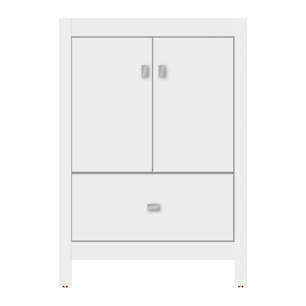 24 X 18.5 X 34.5 Alki Essence Vanity Tiered Miter Powder Grey Std