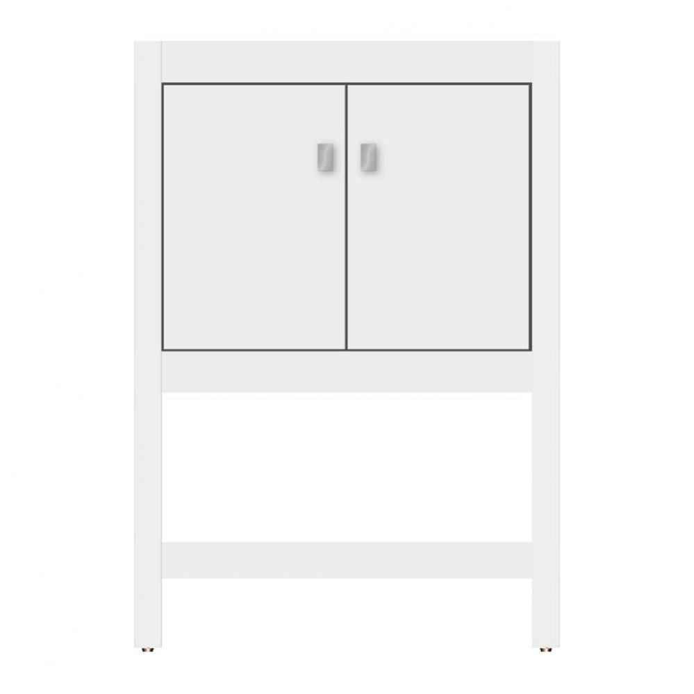 24 X 21 X 34.5 Alki Spa Vanity Tiered Miter Powder Grey Std