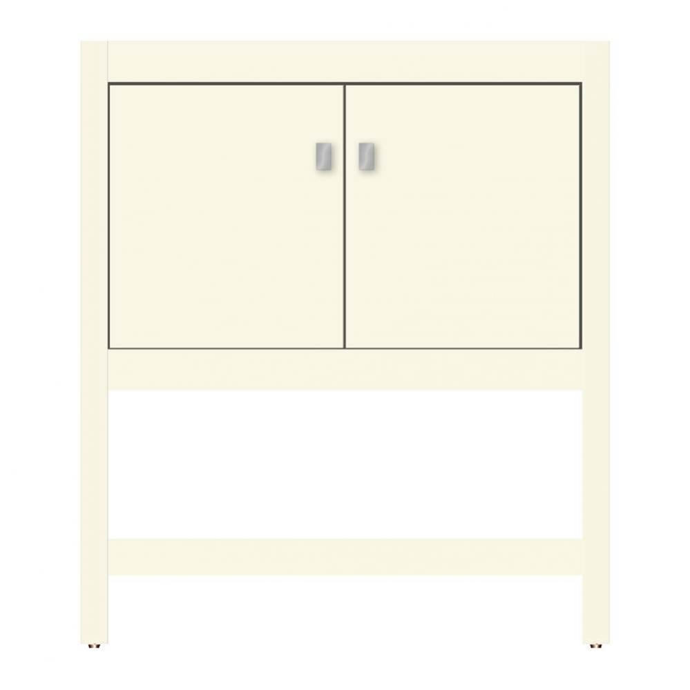 30 X 21 X 34.5 Alki Spa Vanity Tiered Miter Sat Biscuit Std