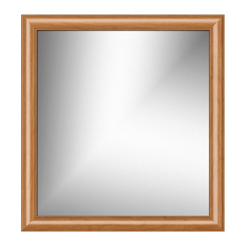 30 X .75 X 32 Framed Mirror Non-Bev Tiered Miter Nat Cherry