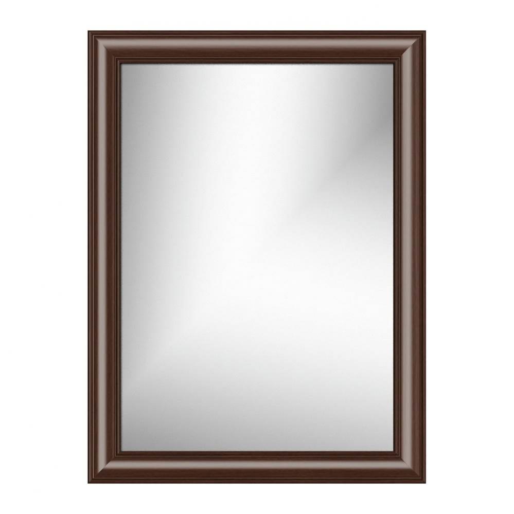 24 X .75 X 32 Framed Mirror Non-Bev Tiered Miter Choc Oak