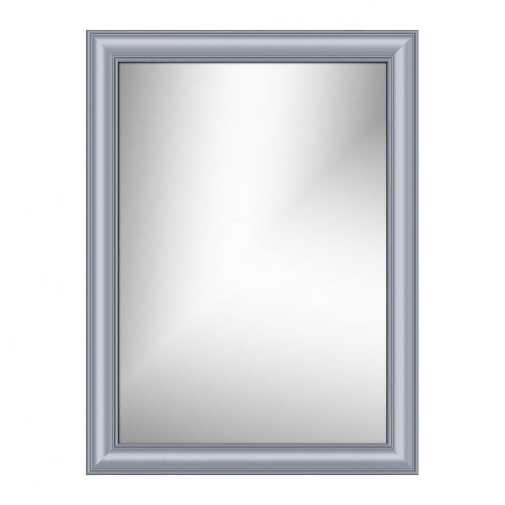 24 X .75 X 32 Framed Mirror Non-Bev Tiered Miter Sat Silver