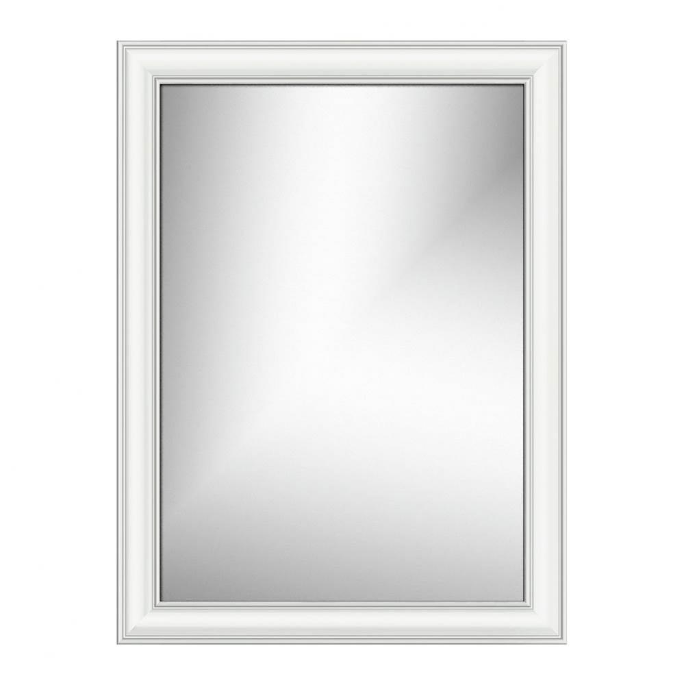 24 X .75 X 32 Framed Mirror Non-Bev Tiered Miter Powder Grey