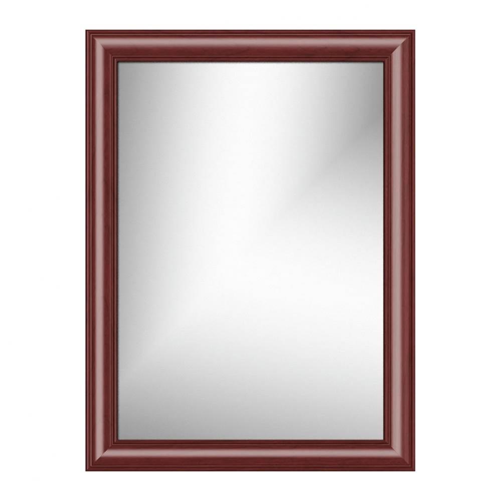 24 X .75 X 32 Framed Mirror Non-Bev Tiered Miter Dusky Oak