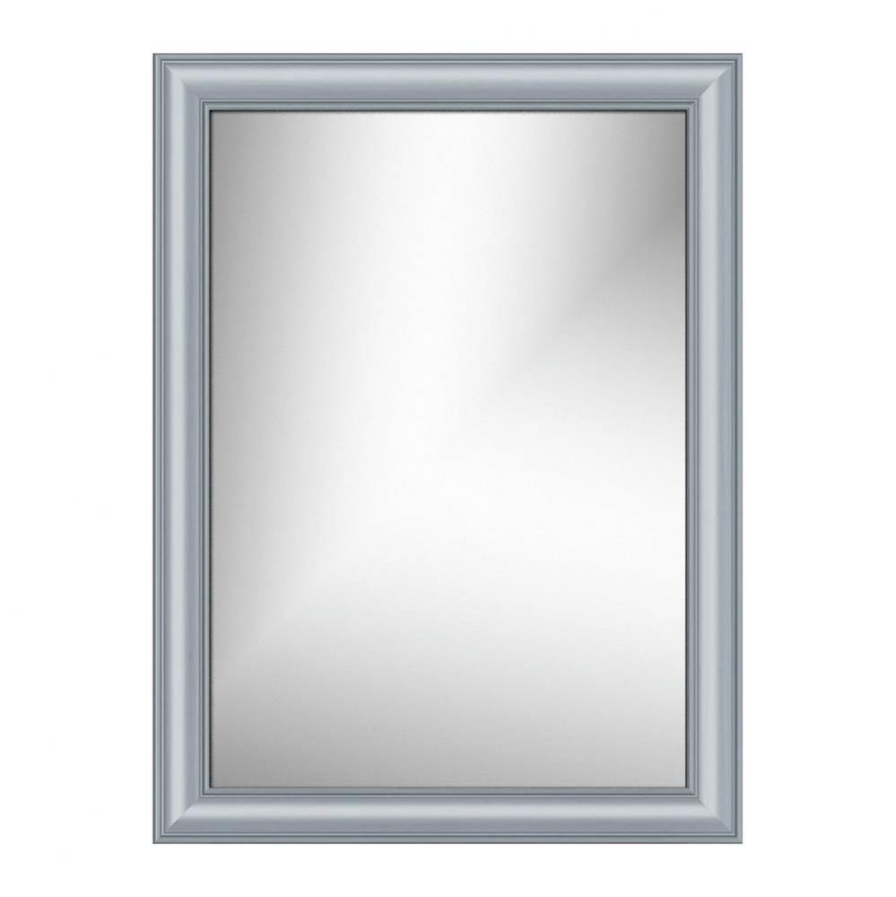 24 X .75 X 32 Framed Mirror Non-Bev Tiered Miter Silver Oak