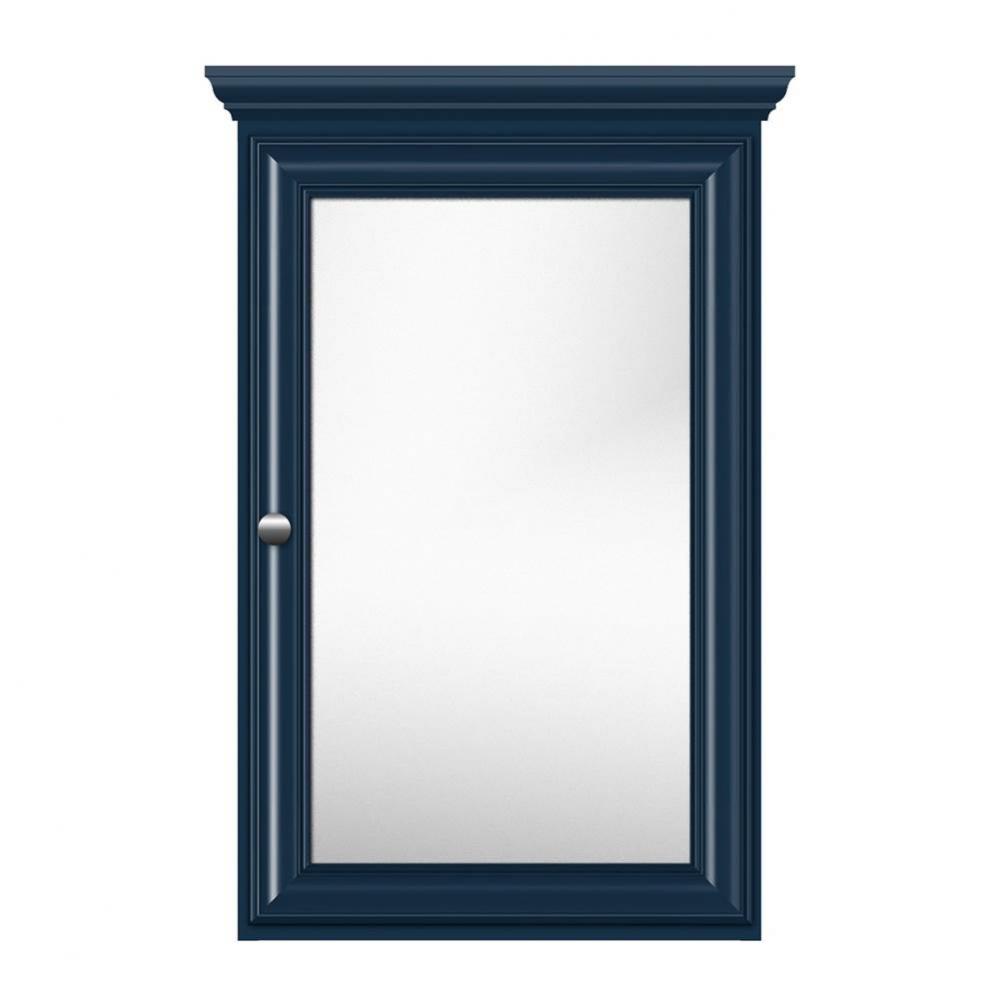 19 X 6.5 X 31.5 Single Door Med Cab Tiered Miter Lapis Night