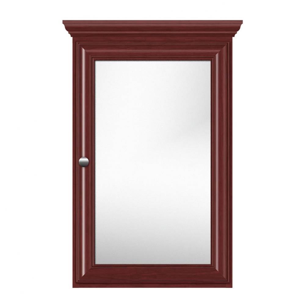 19 X 6.5 X 31.5 Single Door Med Cab Tiered Miter Dk Cherry