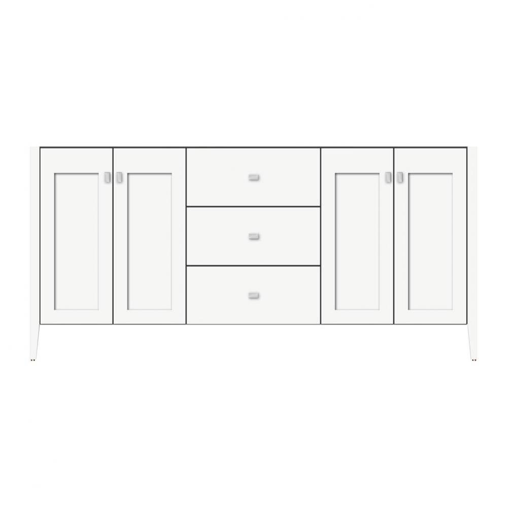 72 X 21.5 X 34.5 Newhalem Vanity Slab Sat White Db