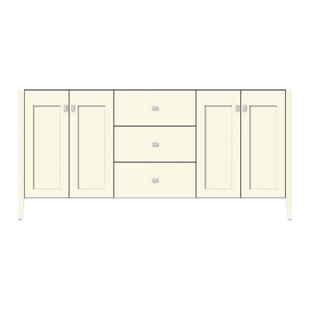 72 X 21.5 X 34.5 Newhalem Vanity Slab Sat Biscuit Db