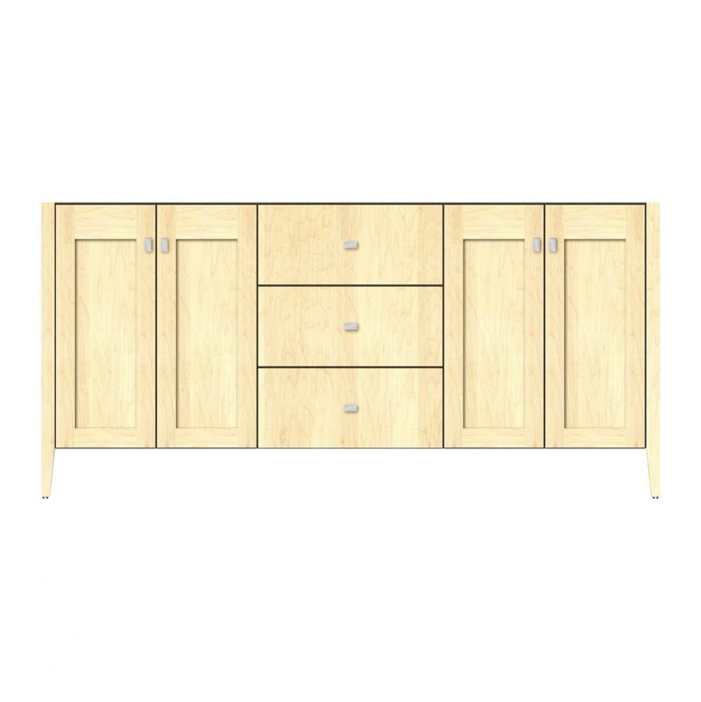 72 X 21.5 X 34.5 Newhalem Vanity Slab Nat Maple Db