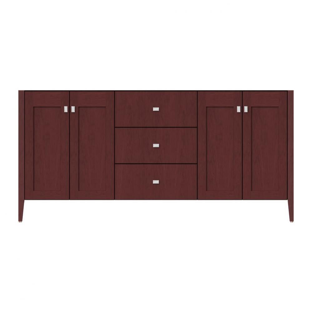 72 X 19 X 34.5 Newhalem Vanity Slab Dk Cherry Db
